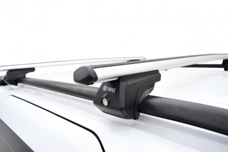 Комплект поперечин Turtle Rise 128 см серебристого цвета от магазина ФаркопРос